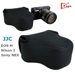Funda Cámara de Neopreno Canon Eos M / Nikon 1 JJC OC-C2BK 