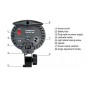 Foco de Cuarzo 1000 w QUARTZ LIGHT Q-1000 Foco de Cuarzo 1000 w QUARTZ LIGHT Q-1000