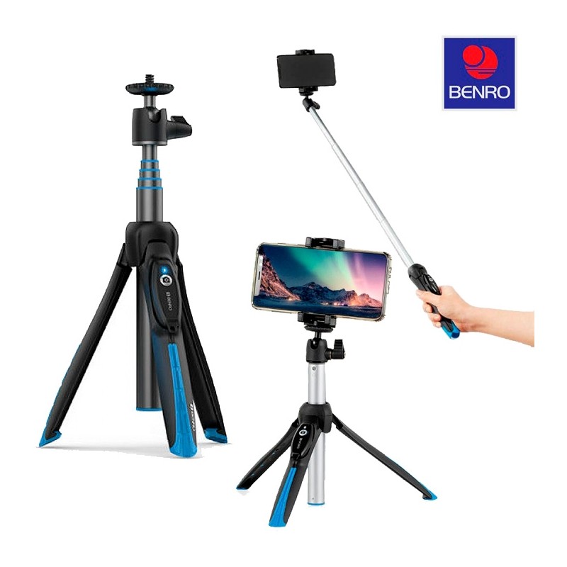BENRO BK15 Trípode compacto con Selfie y Disparador Remoto BENRO BK15 Trípode compacto con Selfie y Disparador Remoto