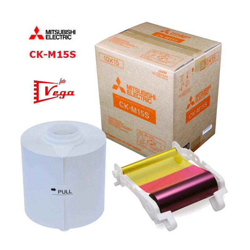 MITSUBISHI CK-M15S Papel Impresora CP-M15E MITSUBISHI CK-M15S Papel Impresora CP-M15E