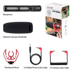 LENSGO LYM-DMM2 MICROFONO DE CAÑON-6