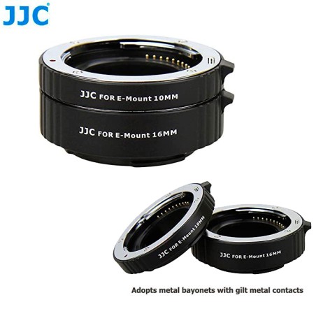 TUBOS DE EXTENSIÓN MACRO PARA SONY E - MOUNT JJC