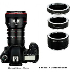 TUBOS DE EXTENSIÓN MACRO PARA CANON EOS