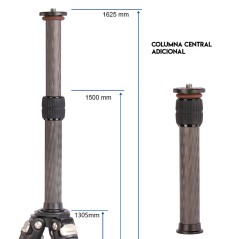 LEOFOTO LS-284C+LH30 TRIPODE CARBONO COLUMNA CENTRAL