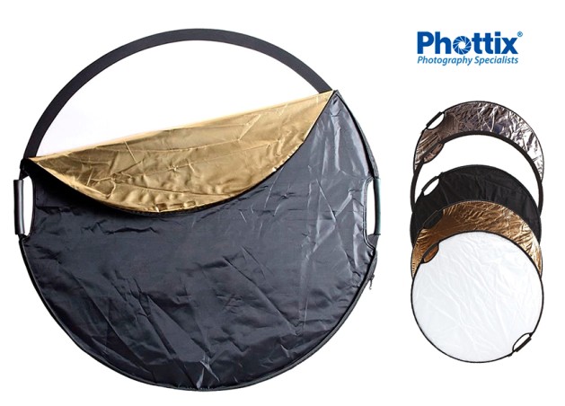 Phottix Reflector Premium 5-en-1 80cm con asas