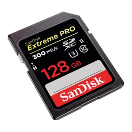 Tarjeta SANDISK EXTREME PRO SD UHS-II 128GB