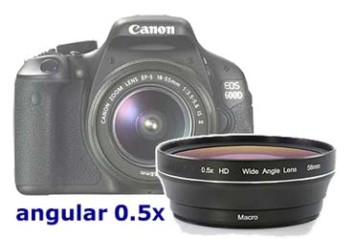 Convertidor Angular HD 0.5X  58mm