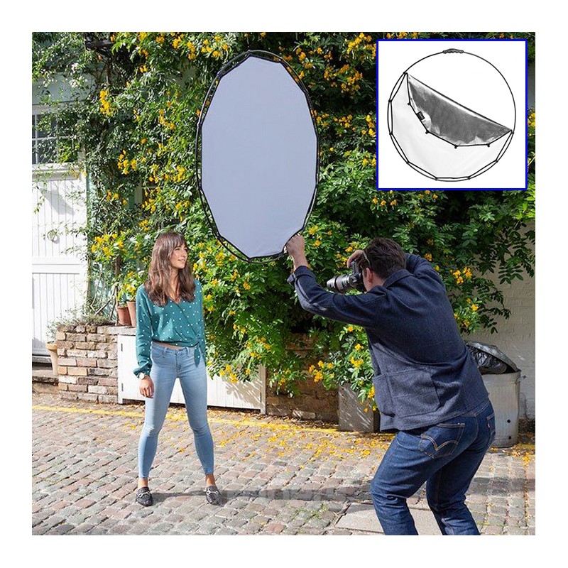 LASTOLITE REFLECTOR HALOCOMPACT 82CM PLATA/BLANCO