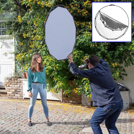 LASTOLITE REFLECTOR Halo Compact Cover 82cm Plata / Blanco