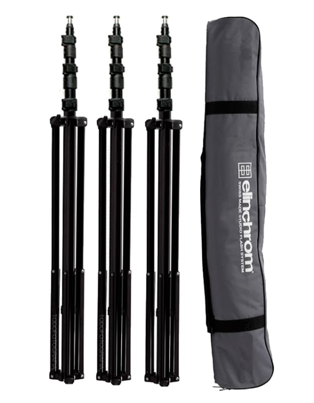 ELINCHROM EL30161 JUEGO DE 3 PIES CON BOLSO ELINCHROM EL30161 JUEGO DE 3 PIES CON BOLSO