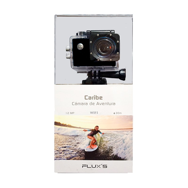 CAMARA DE ACCION WIFI FLUXS CARIBE NEGRA