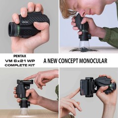 MONOCULAR PENTAX VM 6X21 WP KIT COMPLETO
