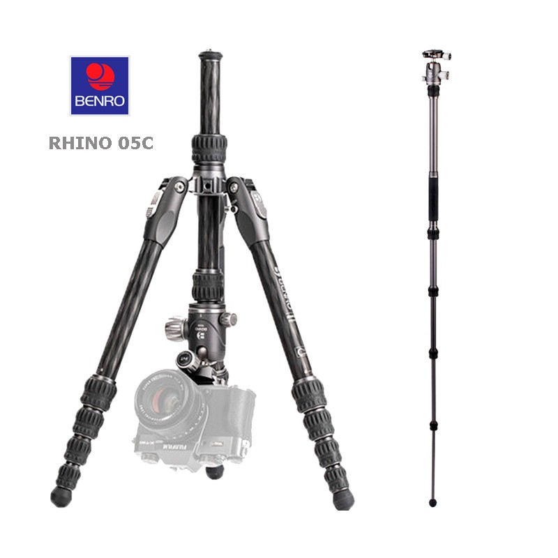 TRIPODE BENRO RHINO 05C CARBONO + ROTULA VX20
