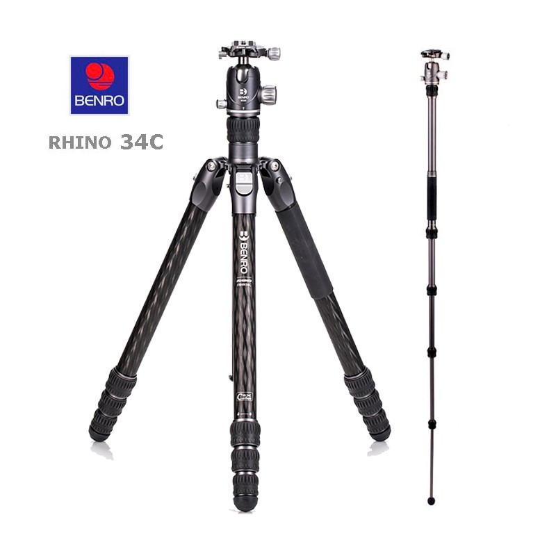 TRIPODE BENRO RHINO 34C CARBONO + ROTULA VX30 TRIPODE BENRO RHINO 34C CARBONO + ROTULA VX30