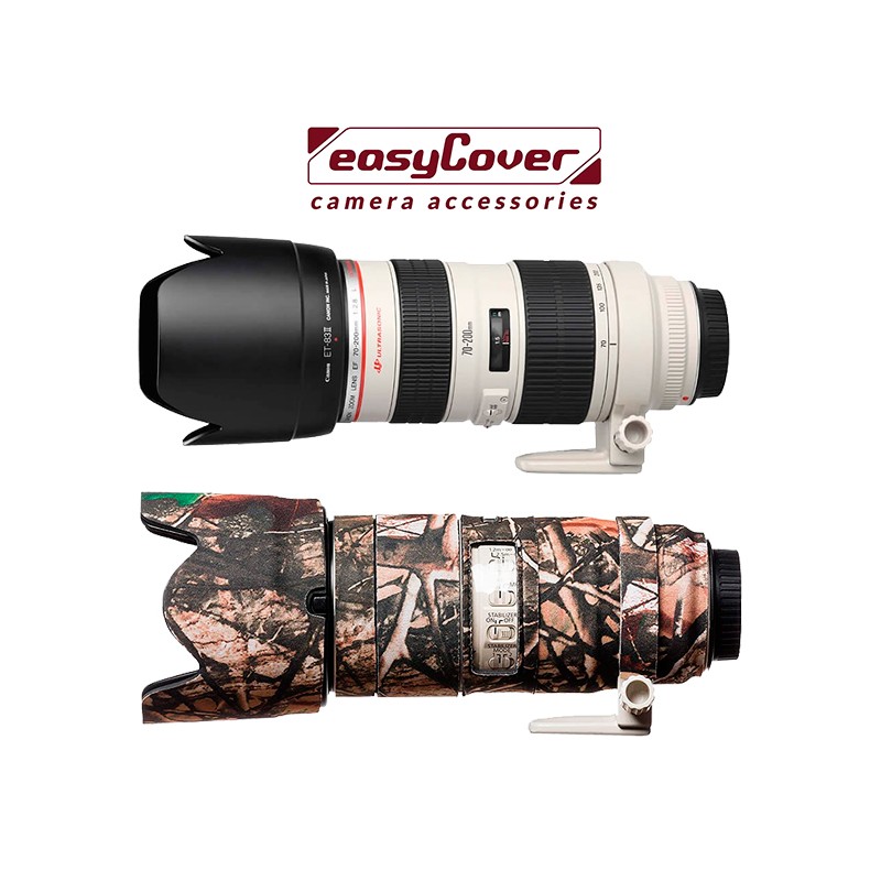 PROTECTOR DE NEOPRENO PARA OBJETIVO CANON 70-200 F2.8 LENS OAK CAMUFLAJE