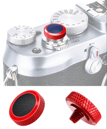 BOTÓN SUAVIZADOR DE DISPARO JJC PLANO ROJO/NEGRO