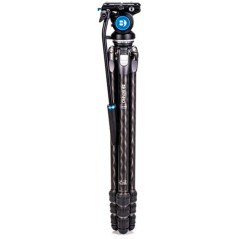 BENRO KIT TRIPODE TORTOISE 24CLV CARBONO + S4PRO-2