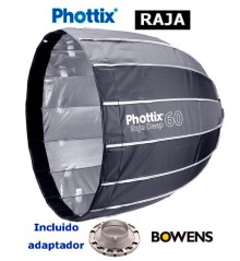 PHOTTIX RAJA DEEP OCTA 60 VENTANA SOFTBOX BOWENS