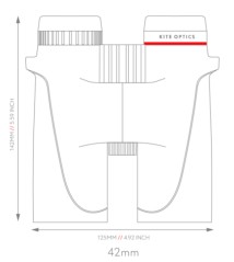 Binocular KITE FALCO 10X42
