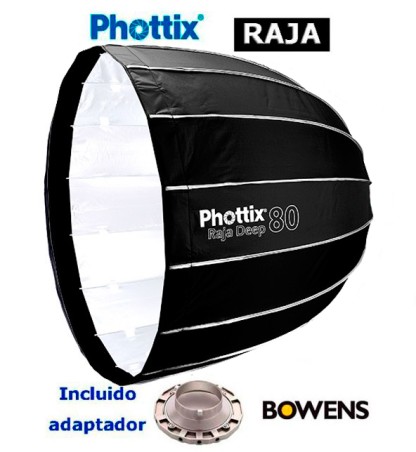 PHOTTIX RAJA DEEP OCTA 80 VENTANA SOFTBOX BOWENS
