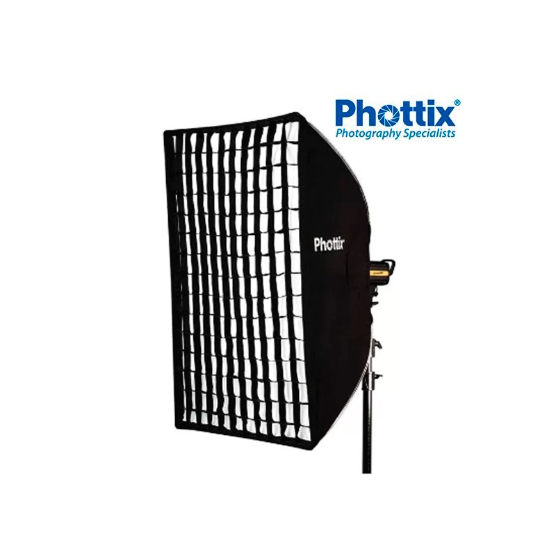 VENTANA SOFTBOX 91X122 CON GRID PHOTTIX SOLAS