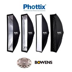 PHOTTIX RAJA STRIP LITE 30X140 VENTANA SOFTBOX PARA BOWENS