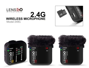 MICROFONO DE SOLAPA INALAMBRICO LENSGO 348C 1V2