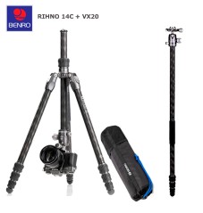 TRÍPODE BENRO RIHNO 14C CARBONO + VX20