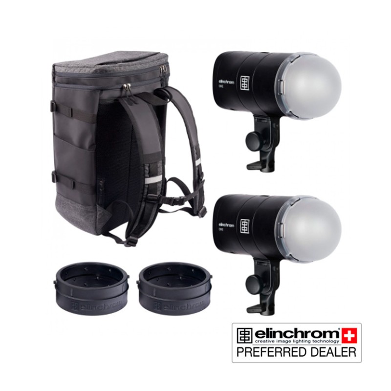 ELINCHROM ONE OFF CAMERA FLASH DUAL KIT ELINCHROM ONE OFF CAMERA FLASH DUAL KIT