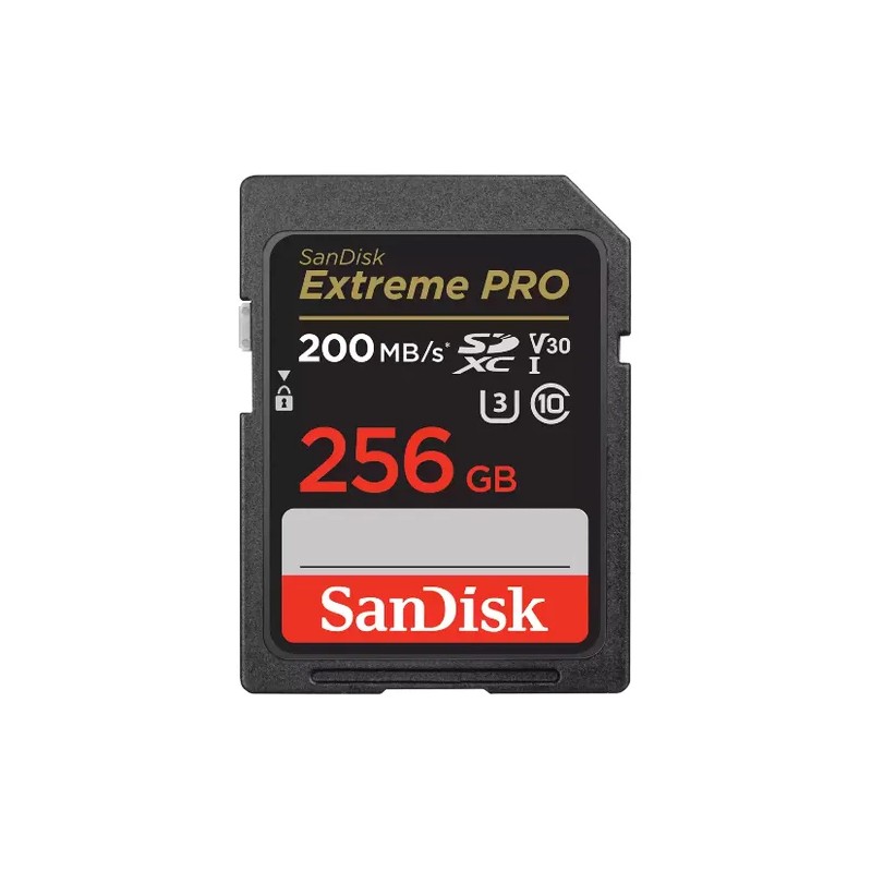 SANDISK SD EXTREME PRO SDXC 256GB 200MB/S