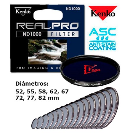 Filtro Kenko Gris ND 1000 PRO para 49mm