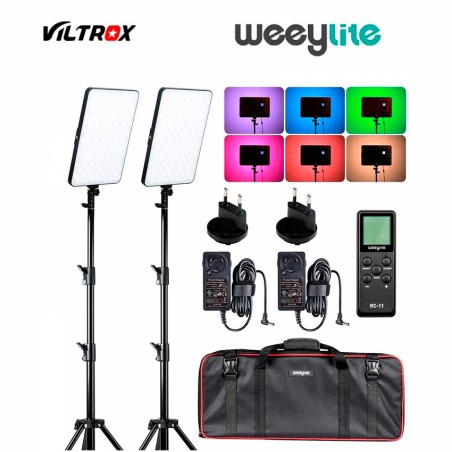 Equipo Iluminación Led RGB VILTROX WEEYLITE 2 X SPRITE 400