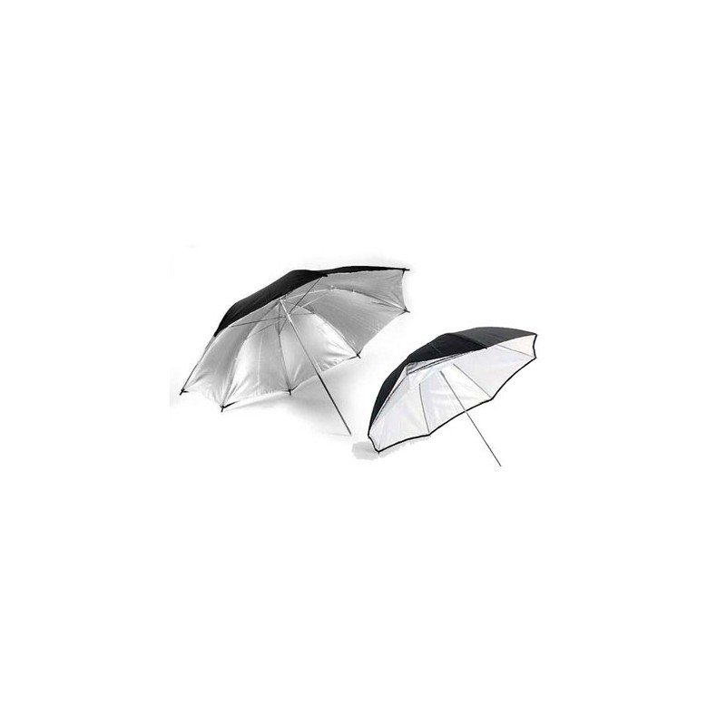 Paraguas Reflector Plata 100cms