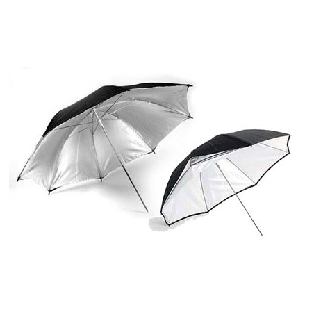 Paraguas Reflector Plata 100cms
