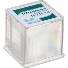 Cubreobjetos de Cristal para preparaciones KONUS 100 uds