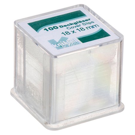 Cubreobjetos de Cristal para preparaciones KONUS 100 uds