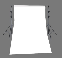Fondo Fotográfico de Tela Blanco 3 x 6