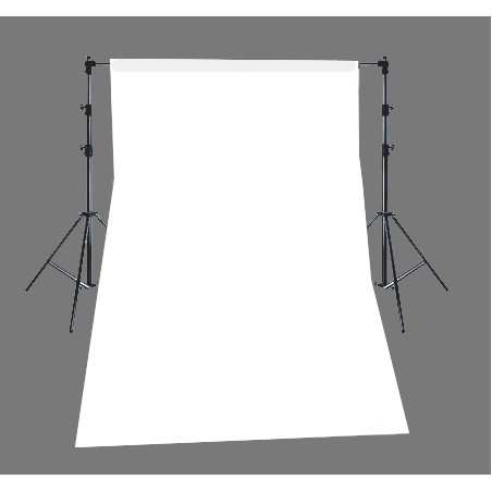 Fondo Fotográfico de Tela Blanco 3 x 6