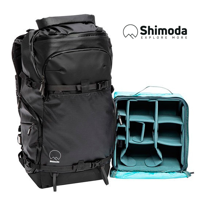MOCHILA SHIMODA ACTION X50 V2 STARTER KIT NEGRA