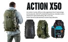 MOCHILA SHIMODA ACTION X50 V2 STARTER KIT NEGRA