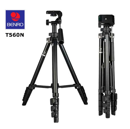TRIPODE BENRO T560N CON RÓTULA Y FUNDA