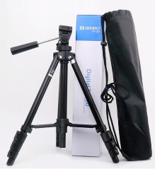 TRIPODE BENRO T560N CON RÓTULA Y FUNDA contenido