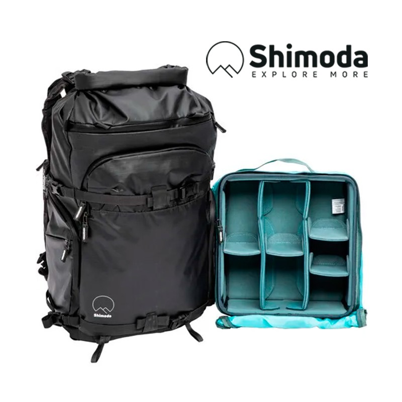 MOCHILA SHIMODA ACTION X30 V2 STARTER KIT NEGRA