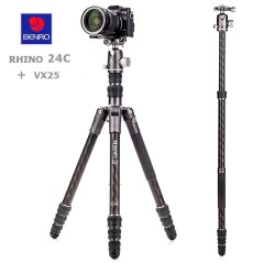 TRIPODE BENRO RHINO 24C CARBONO + ROTULA VX25