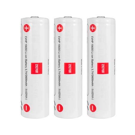 BATERÍA ZHIYUN CRANE 18650 2600mAh PACK 3 Unidades