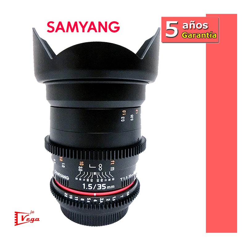 Samyang 35mm T1,5 VDSLR Canon