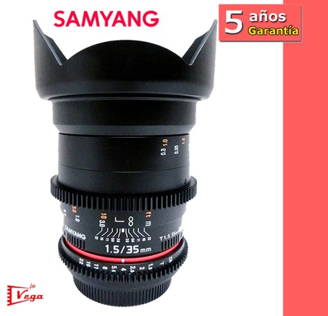 Samyang 35mm T1,5 VDSLR Canon