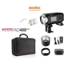 GODOX AD400PRO TTL FLASH PROFESIONAL CONTENIDO