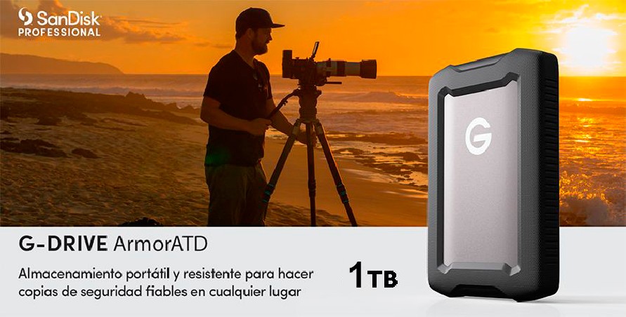 DISCO DURO SANDISK PRO G-DRIVE ARMORATD 1TB