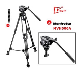 Manfrotto Trípode Video 532ART + MVH500A